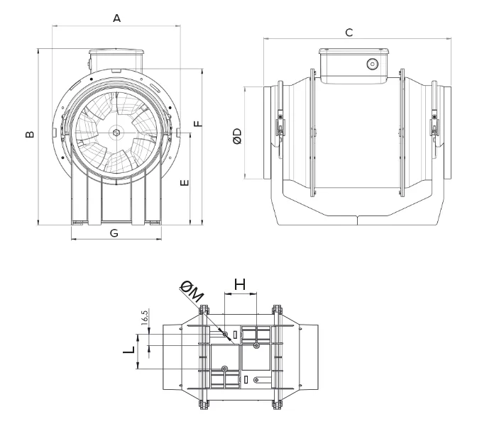 Vortice Lineo 100 Q – 17143 – 4