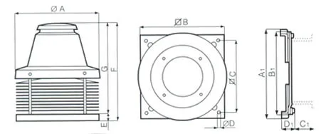 Vortice TIRACAMINO Şömine ve Baca Fanı – 15000 – 4