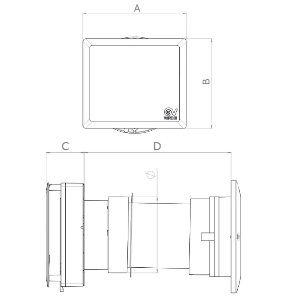 Vortice VORT HRW 60 MONO EVO HCS – 12431 – 2