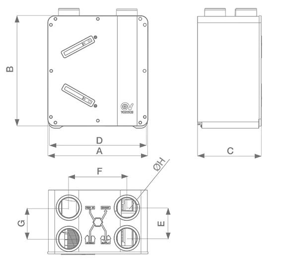 Vortice Vort HR 350 Avel H – 10911 – 5