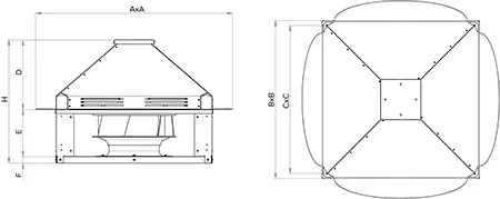 Vortice HEATMASTER F400 315 T4 0,25kW – 15261 – 2